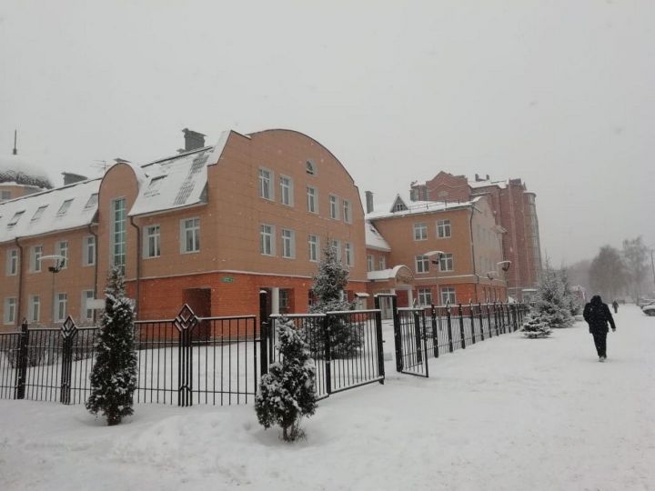 Зеленодольск. Городской пейзаж. Снег