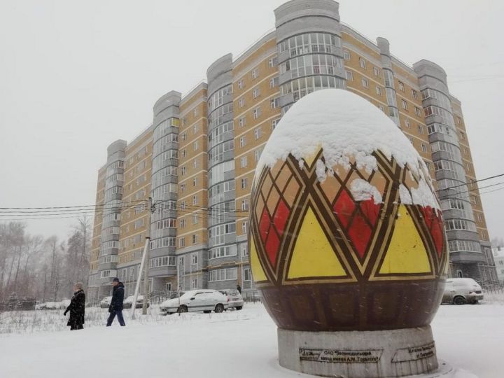 Зеленодольск. Городской пейзаж. Снег