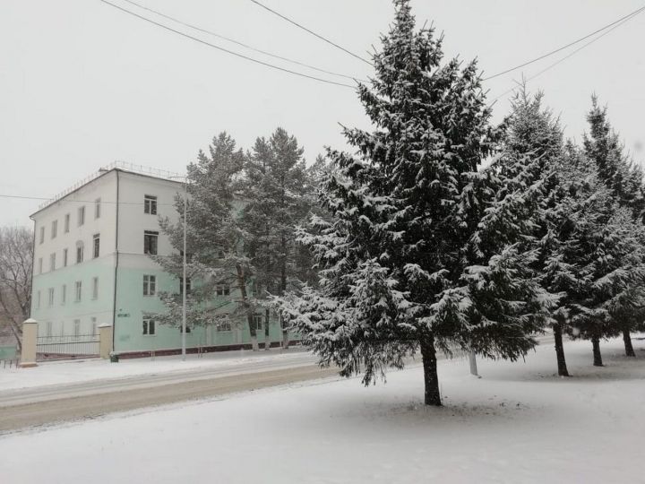 Зеленодольск. Городской пейзаж. Снег