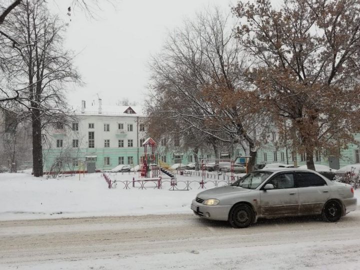 Зеленодольск. Городской пейзаж. Снег