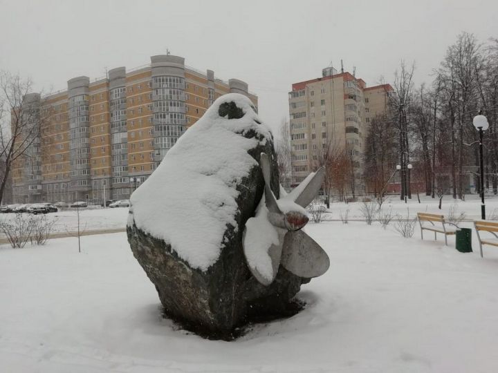 Зеленодольск. Городской пейзаж. Снег