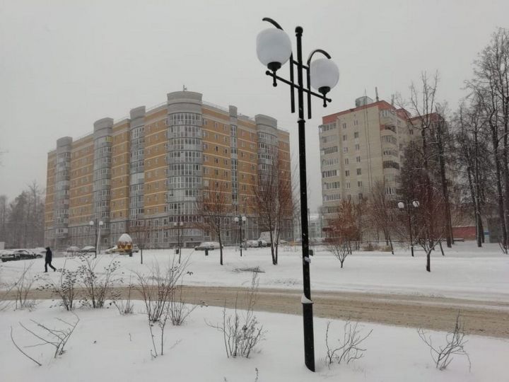 Зеленодольск. Городской пейзаж. Снег