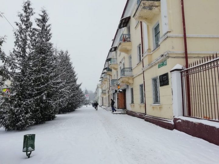 Зеленодольск. Городской пейзаж. Снег