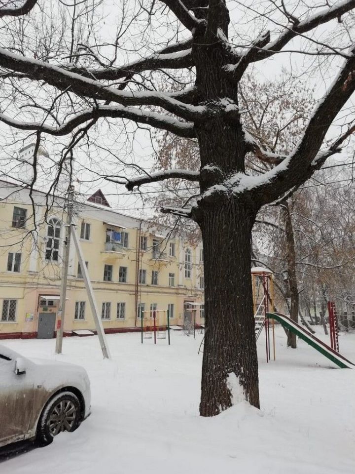 Зеленодольск. Городской пейзаж. Снег