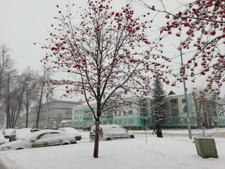 Зеленодольск. Городской пейзаж. Снег