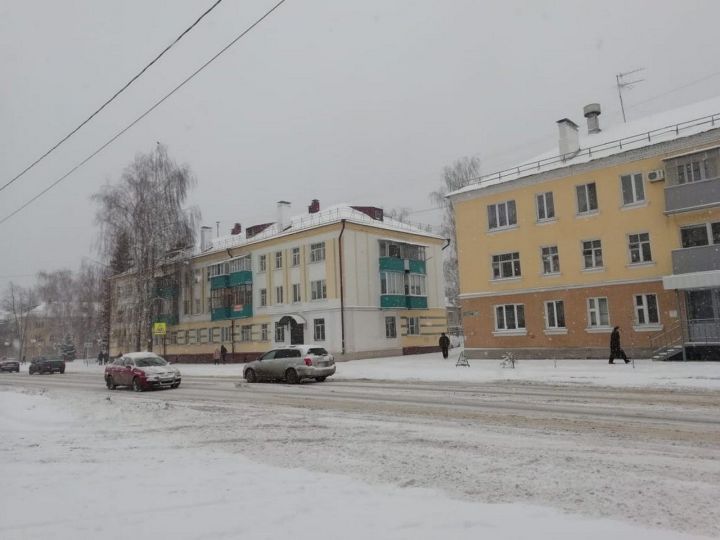 Зеленодольск. Городской пейзаж. Снег