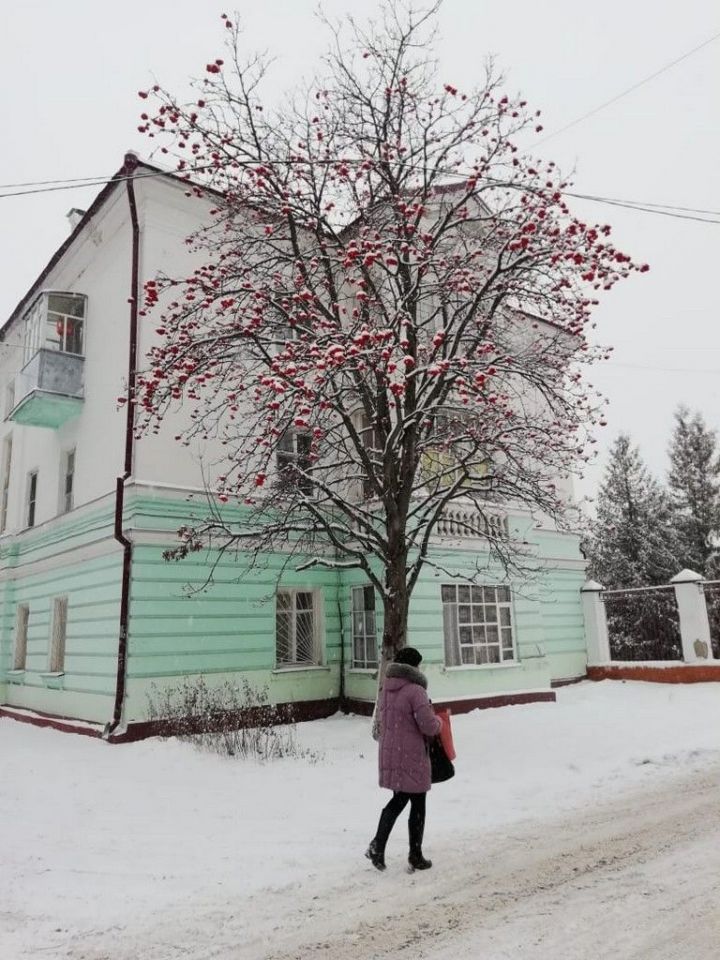 Зеленодольск. Городской пейзаж. Снег