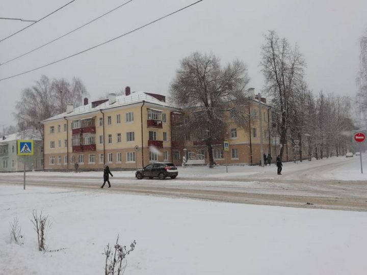 Зеленодольск. Городской пейзаж. Снег