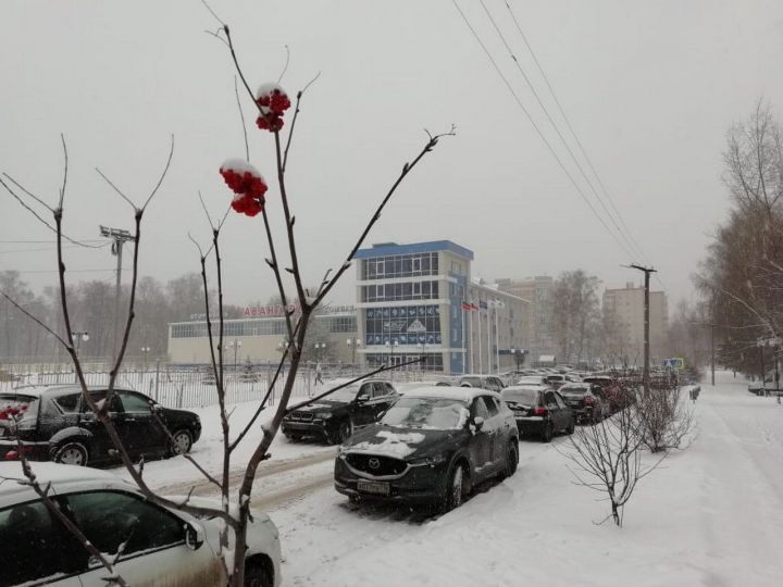 Зеленодольск. Городской пейзаж. Снег