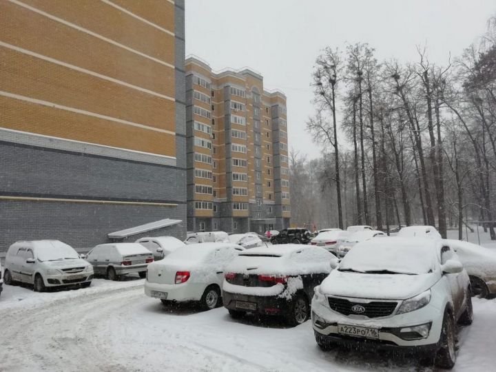 Зеленодольск. Городской пейзаж. Снег