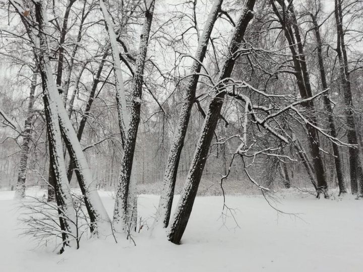 Зеленодольск. Городской пейзаж. Снег