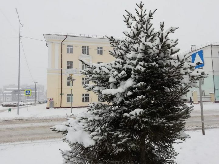 Зеленодольск. Городской пейзаж. Снег