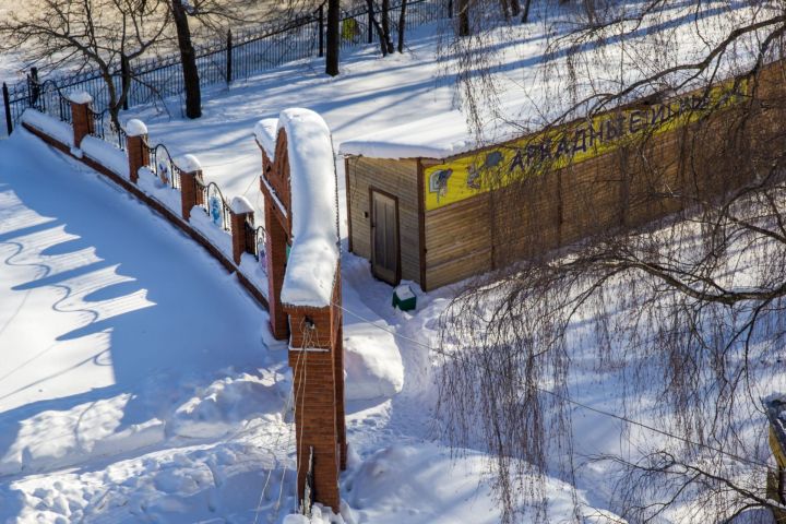 Фоторепортаж: Зеленодольцы обсуждали судьбу парка возле ДК "Родина"