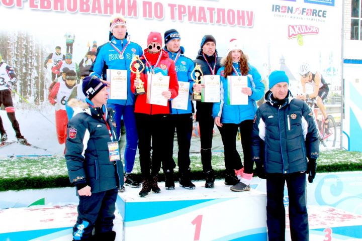 Фоторепортаж: Чемпионат и первенство РТ по зимниму триатлону в Зеленодольске