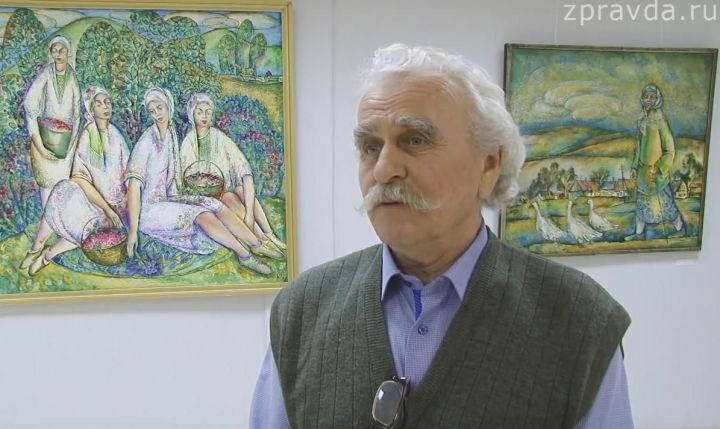 Видео: Новая выставка двух художников Рабиса Саляхова и Виктора Сынкова открылась в Зеленодольской галерее