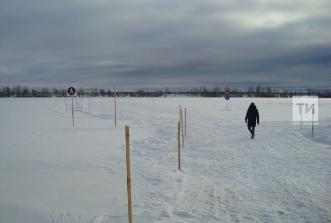 Ледовые переправы в Татарстане закроют на следующей неделе