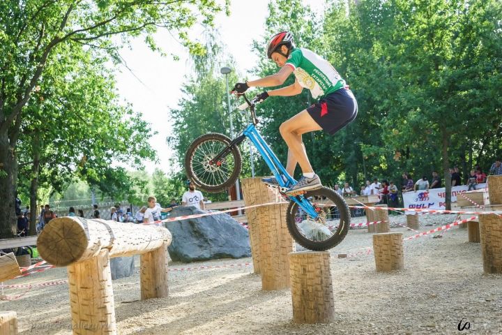 Как прошло всероссийское соревнование среди велотриалистов в Зеленодольске