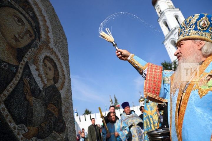350-летие принесения Грузинской иконы Богоматери отметили в Раифском монастыре