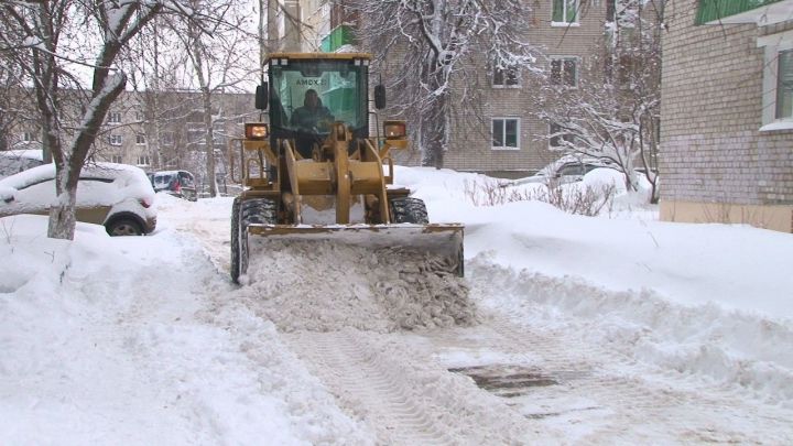 Снега в Зеленодольске выпало в десять раз больше нормы