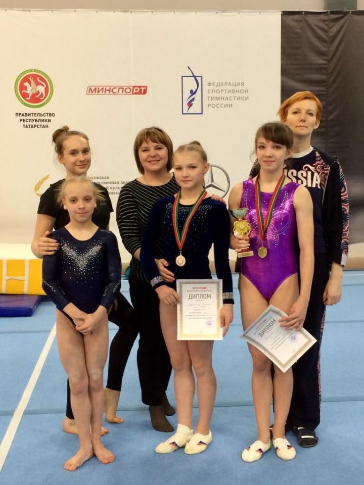 Абсолютной чемпионкой республики по спортивной гимнастике стала спортсменка из Зеленодольска