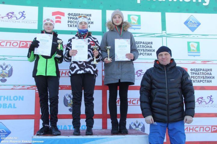 Фото: СК "Маяк". Первенство РТ по лыжным гонкам среди юношей и девушек