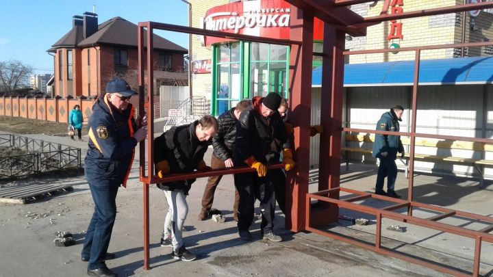 Необычная остановка, сооружаемая пожарными, появится в Зеленодольске
