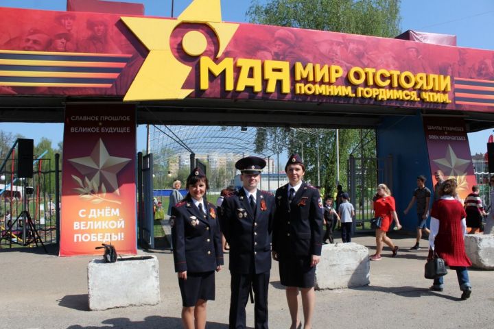 Сотрудники ОМВД России по Зеленодольскому району приняли участие в праздновании Дня Победы