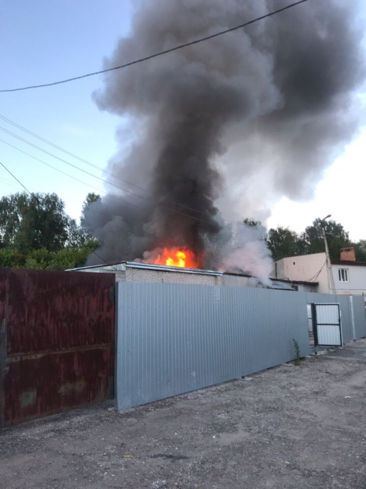 Пожар на Гайдара,16. Склад макулатуры