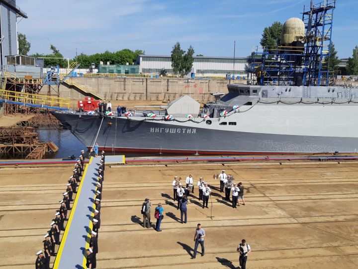 На военно-морском салоне в Санкт-Петербурге презентуют строящиеся в Зеленодольске корабли