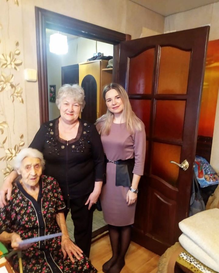 В пгт Васильево отметила свой 95-летний юбилей участница Великой Отечественной войны