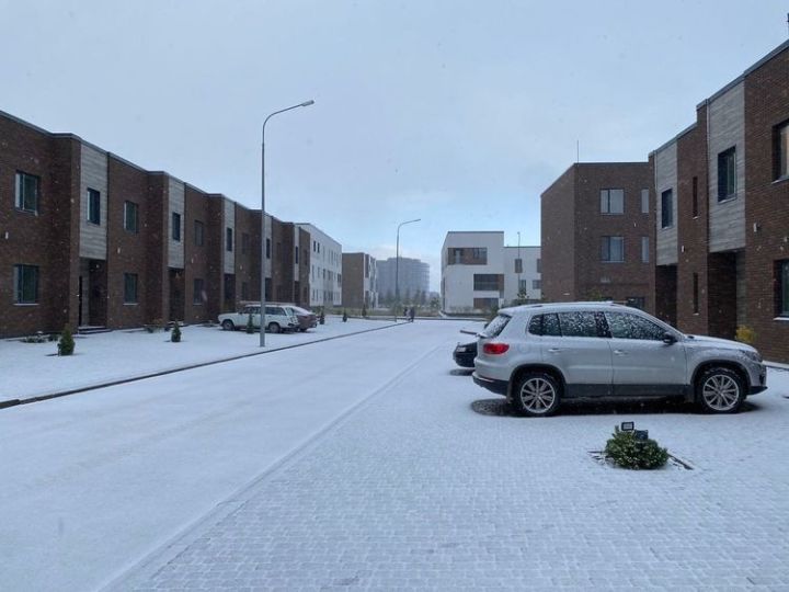 Жители республики  публикуют фото и видео первого снега