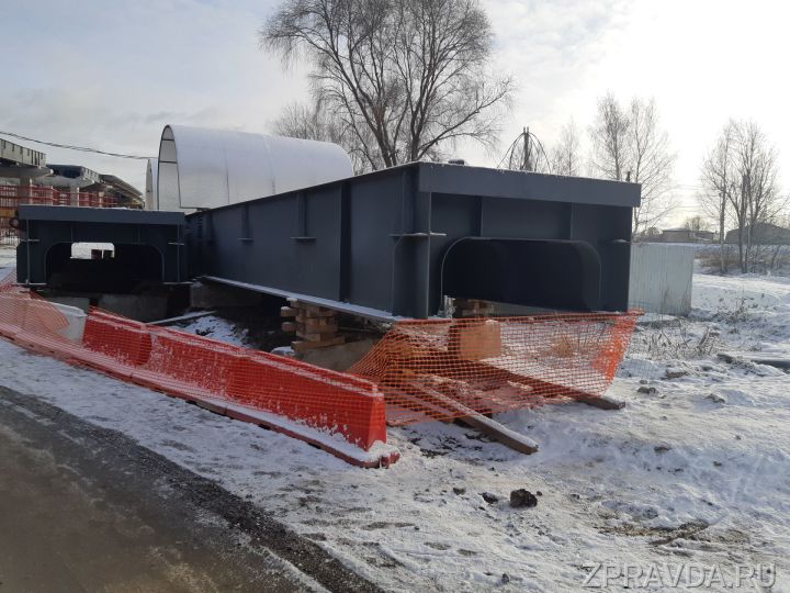 Как идет ремонт автомобильного моста возле о.п. Пост Волга. Фоторепортаж