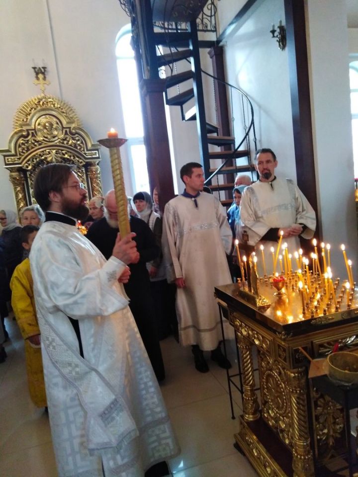 Сегодня в Димитриевскую родительскую субботу, с собором духовенства молились о упокоении душ усопших христиан