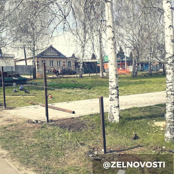 В селе Нурлаты начались работы по обновлению Сквера Памяти и Славы