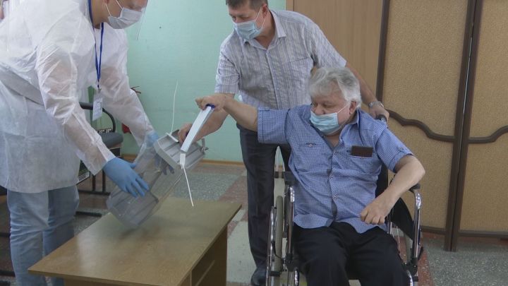Голосование проходит в центре реабилитации инвалидов «Идель» Зеленодольского района