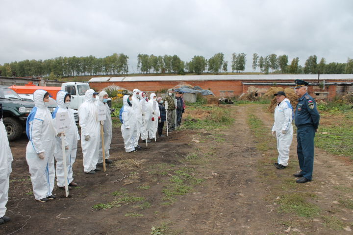 Учение по ликвидации чумы: В Зеленодольском районе прошла тренировка ветеринарной службы