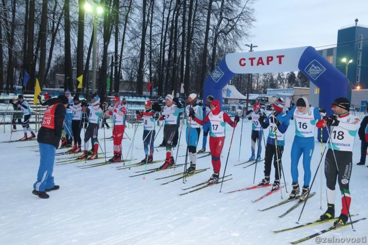 В Зеленодольске завершилась лыжная гонка «под звёздами»