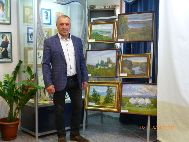 В музее Константина Васильева открылась экспозиция художника Ильгиза Исхакова