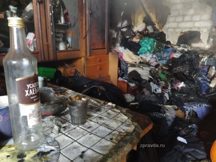 Пожар с гибелью сразу двух человек произошел в Зеленодольске