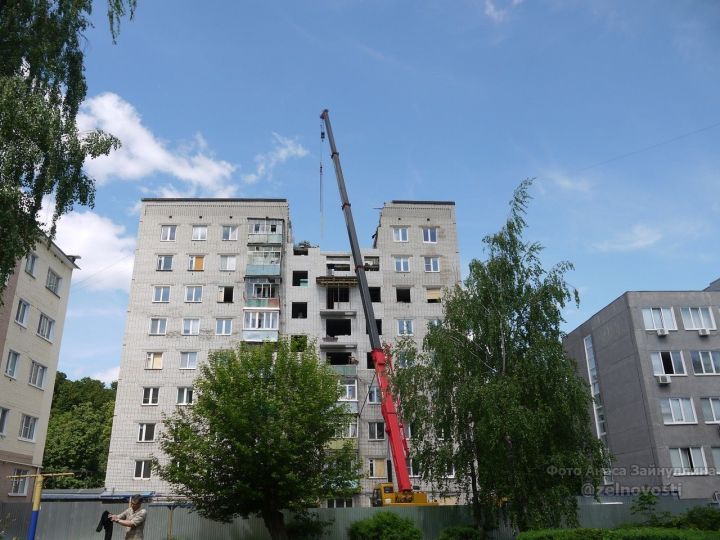 Восстановление дома №39а по ул.Ленина продолжается