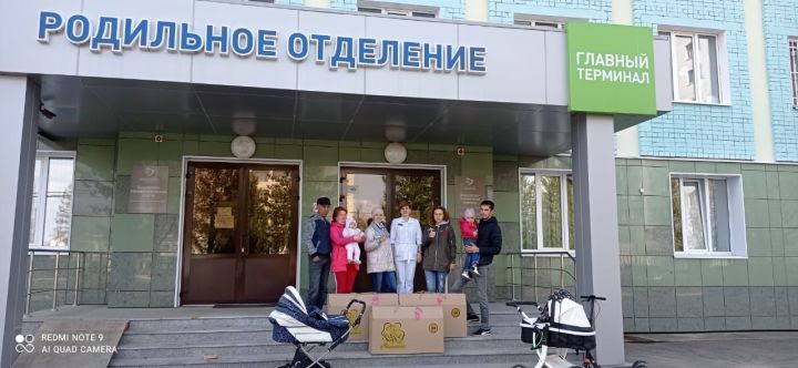 В Зеленодольском родильном доме возобновилась акция «Подарок новорожденному»
