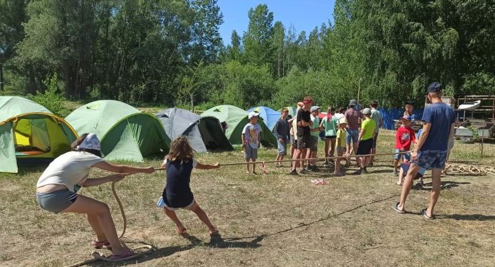 Палаточный лагерь «Олимп» учит детей самостоятельности