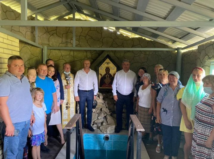 В селе Большие Ключи Зеленодольского района открылась обновлённая купель "Святой ключ"