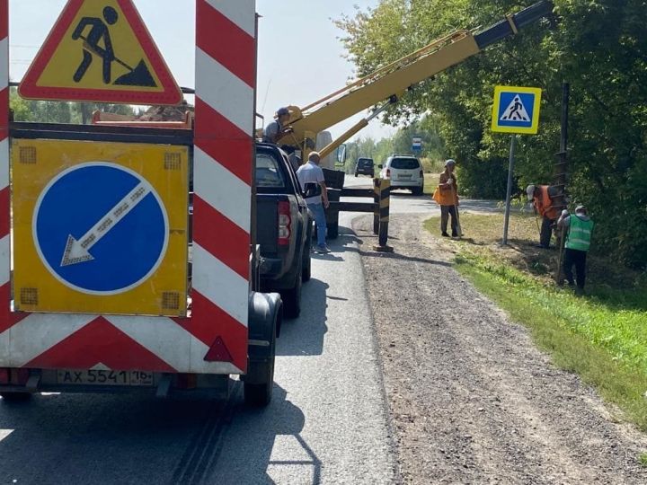 В пгт.Васильево стартовали работы по монтажу освещения автомобильной дороги до улицы Лагерная