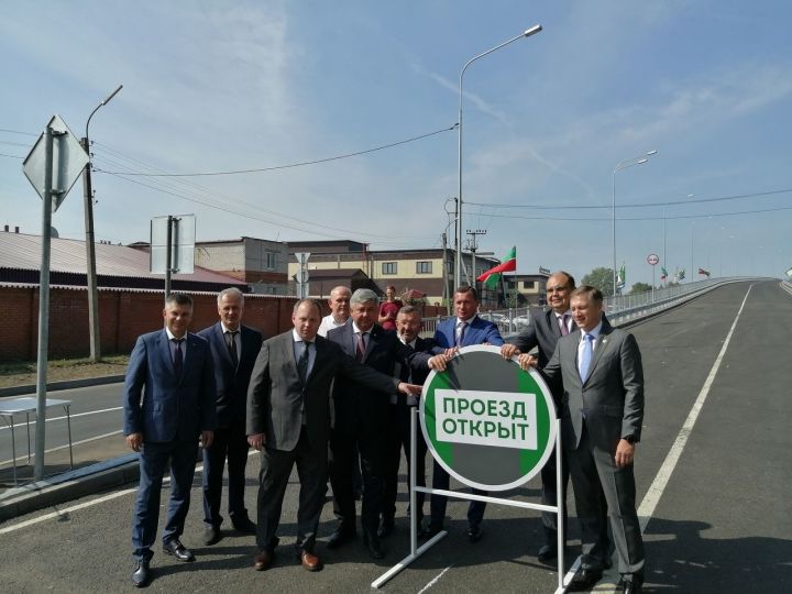 Открыто движение по обновленному мосту в Зеленодольске