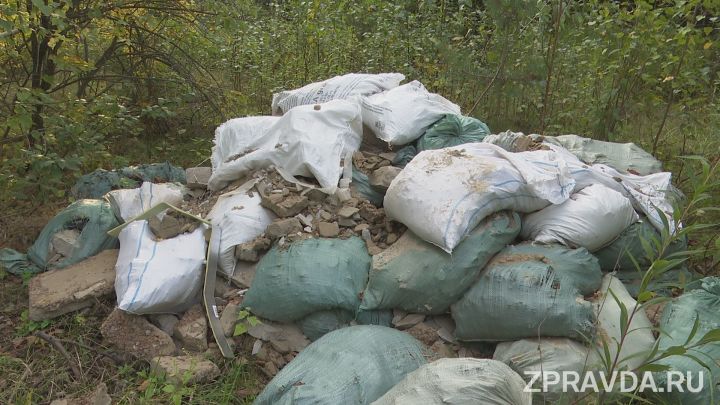 Территория на окраине Зеленодольска превращается в мусорный полигон