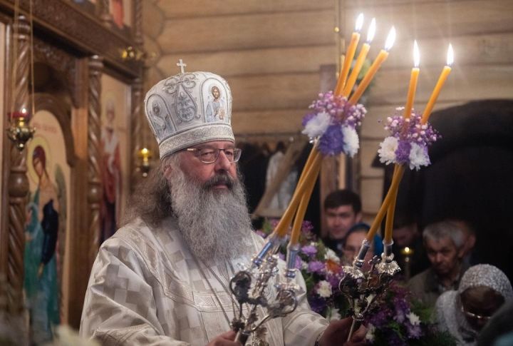 Митрополит Кирилл освятил Никольский храм в скиту Раифского монастыря
