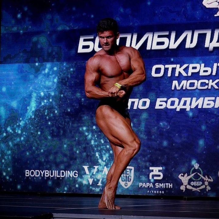 Зеленодольский спортсмен Иван Пекшеев занял третье место в чемпионате России по бодибилдингу