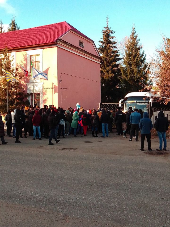 В Зеленодольске прошла отправка очередной группы мобилизованных