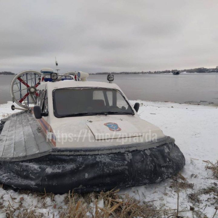 В Зеленодольском районе на дежурство встало судно на воздушной подушке